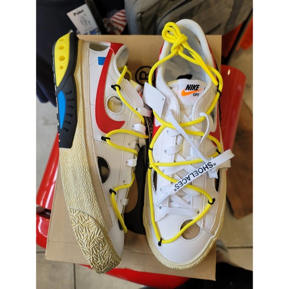 Nike Offwhite blazer low white size 10.5